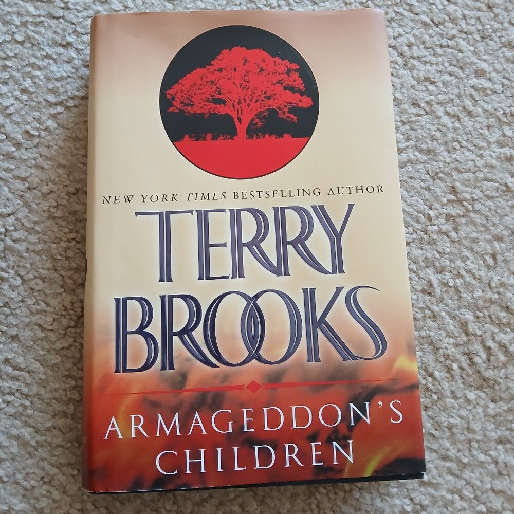 Terry Brooks "Armageddon's Children' Hardcover book